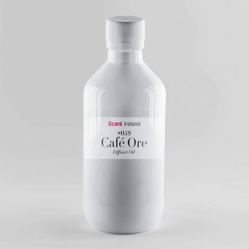 Coffee diffuser oil bottle with roasted scent