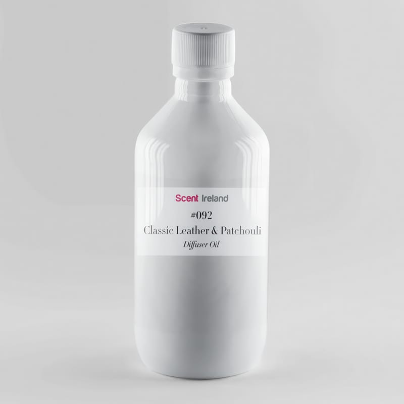 Classic Leather & Patchouli fragrance oil for electric diffusers