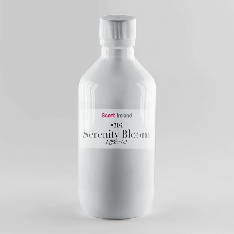 Serenity Bloom calming fragrance oil bottle for diffusers